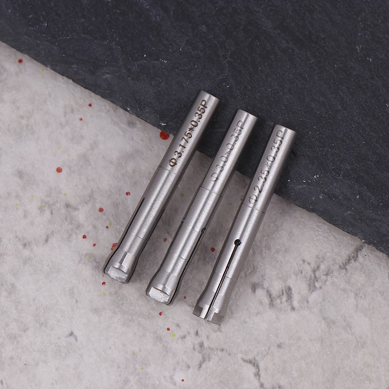 2.35mm 3.0mm 3.175mm acessório máquina de moagem eletrônica fixação gravura mandril redutor pinça adaptador conversor broca