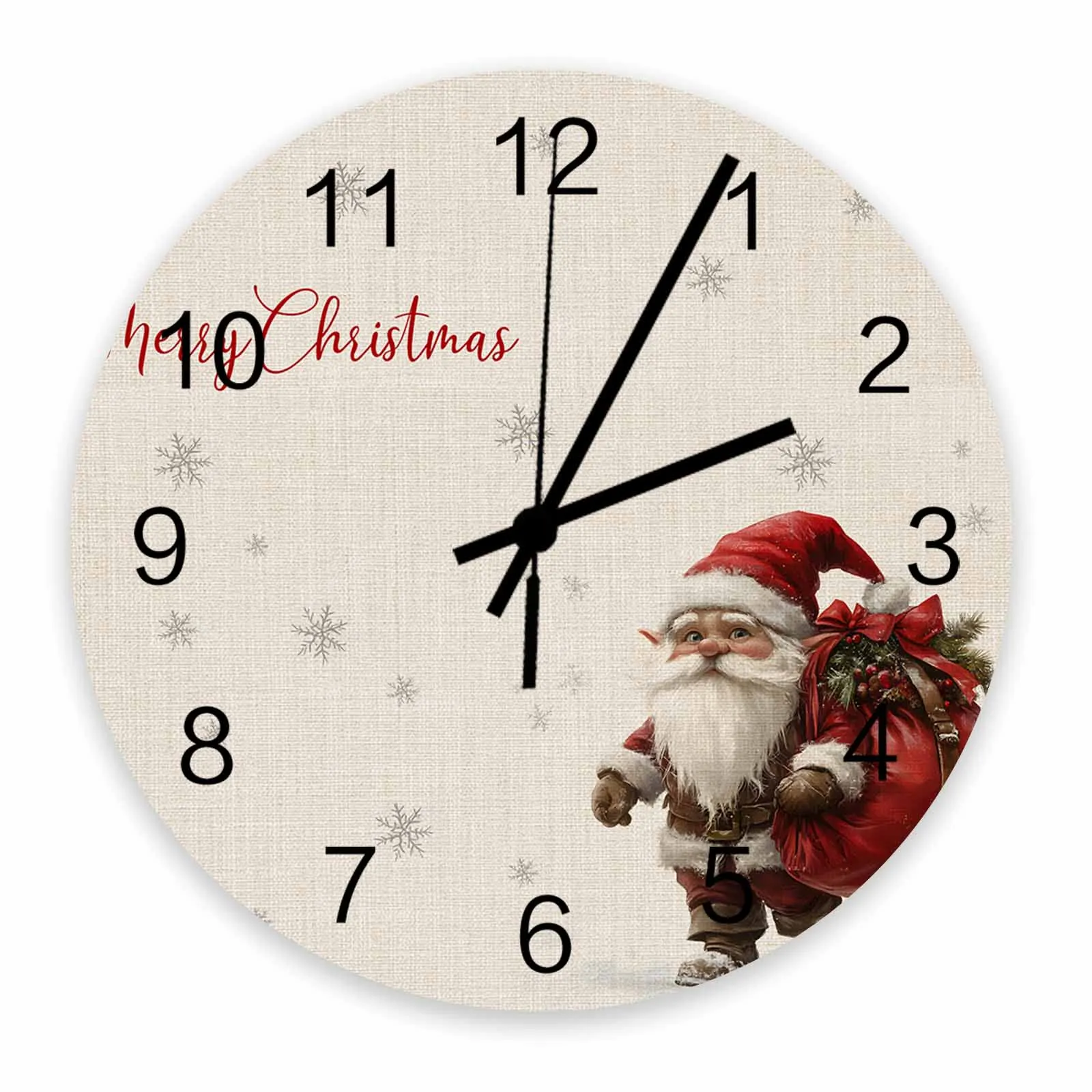 Goblin Snowflake Gift Wall Clock Large Modern Kitchen Dinning Round Wall Clocks Bedroom Silent Hanging Watc