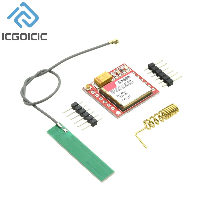 SIM800L GPRS GSM Module Micro SIM Card Core Quad-band TTL Serial Port Antenna PCB Wireless WIFI Board For Smart Phone