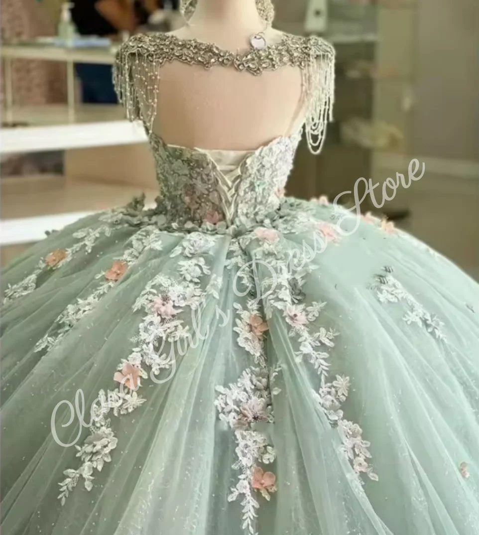 Индивидуальные платья для девочек-цветочниц на свадьбу, расшитое бисером и цветочной кружевной аппликацией, платье для девочек, детские пышные платья