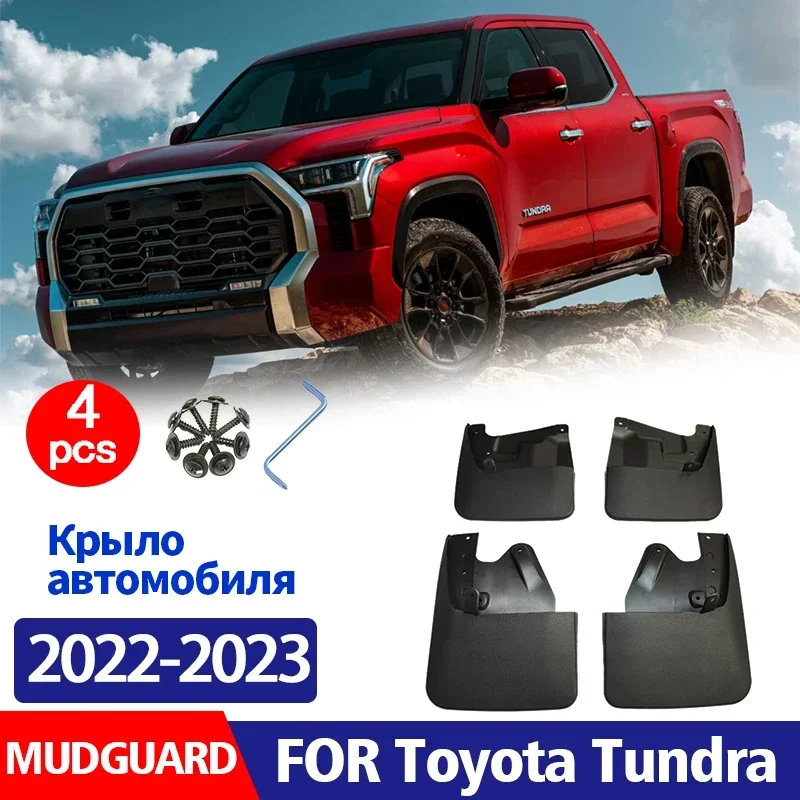 

Car Accessories FOR Toyota Tundra 2022 2023 2024 2025 Mudguard Fenders Mud Flap Guards Splash Mudlfpas Front Rear 4pcs