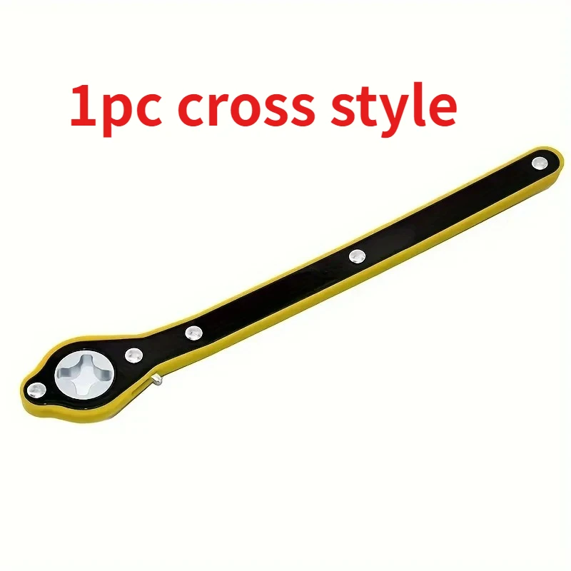 NEW Auto Labor Saving Jack Ratchet Wrench,Long Handle Scissor Lug Wrench, 360° Forward And Reverse Knob Design,Tire Wheel Wrench
