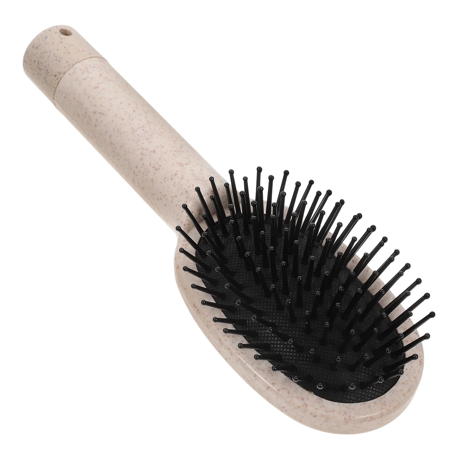 مشط تخزين فرشاة الشعر المقصورة المخفية للمجوهرات والنقود والسفر، صندوق الأمان السري باللون البيج #4