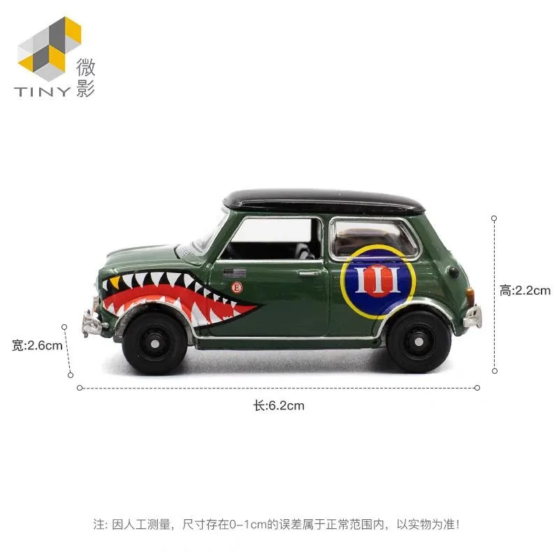 Tiny 1:64 Mini Cooper Alloy Diecast CarMode Vehicle Collection Gift Ornament Toy - Image 3