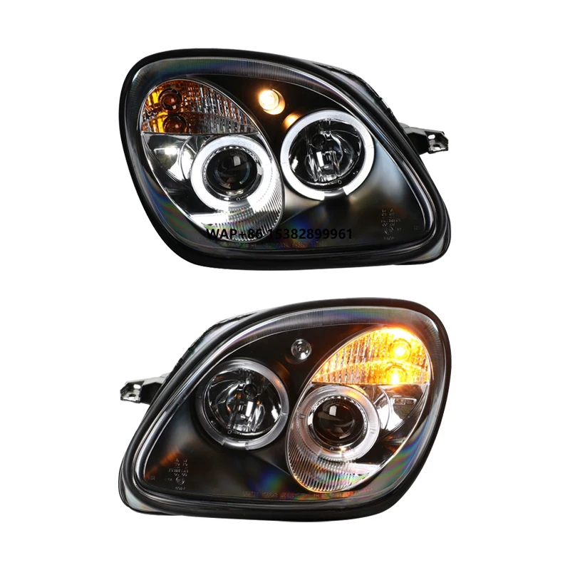 

YU GUANG for Mercedes Benz SLK R170 Auto Parts Headlight Front Lens Lights 1996-2002 Head Lamp Upgrade Angel Eyes LED Headlights