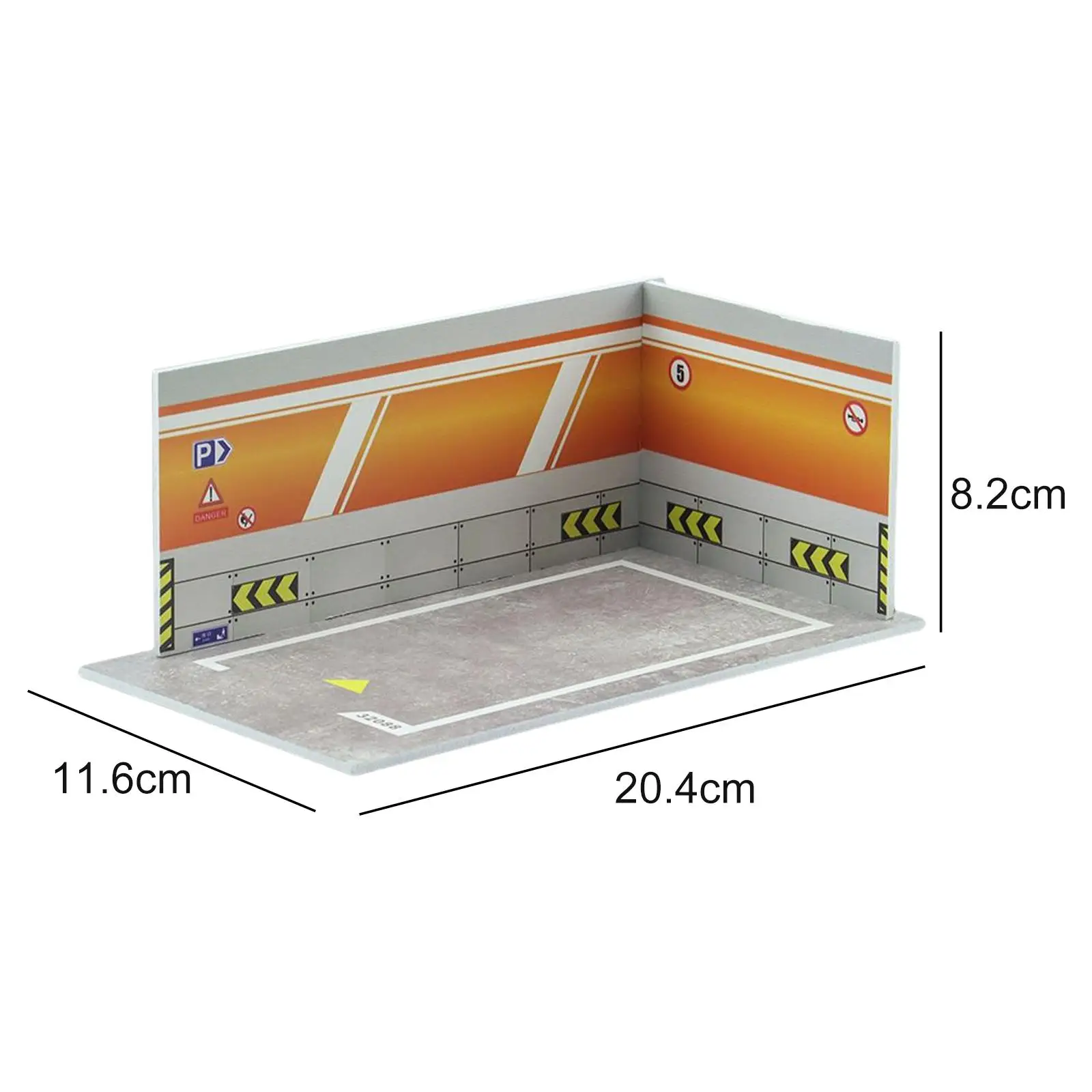 1/32 Parkeerplaats Modelauto Diecast Garage voor Diecast Car Model Layout