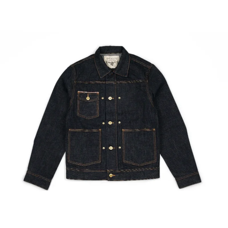 

Men's 17OZ Indigo Selvedge Denim Jacket