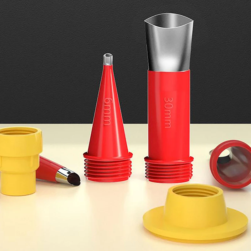

22 Pieces Silicone Welding Tools Stainless Steel Welding Nozzle Glue Applicator Mastic Sink Seal