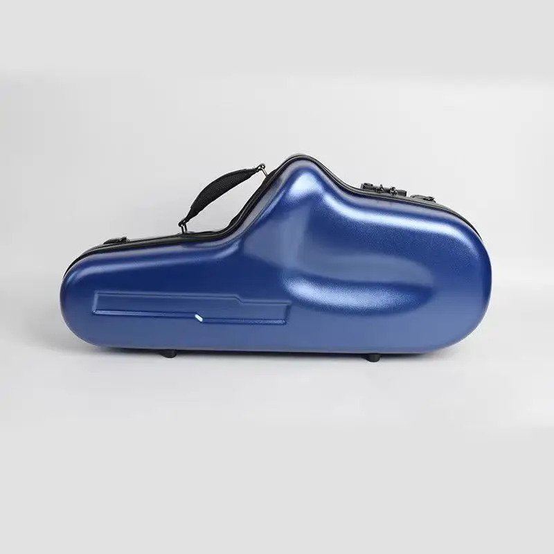 ABS Alto Saxophone Hard Case Shock‑Resistant Water‑Resistant Lockable With Accessory Compartment And Shoulder Strap For Practice