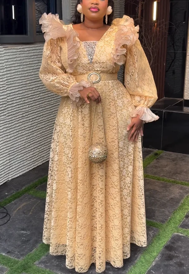 

Африканские платья H&D Lace для женщин: распродажа, свадебные африканские платья, африканские бубу для женщин, роскошные модели 2026 года