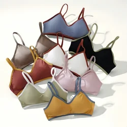 Women Push-Up Bra Comfort Cotton Underwear Non-wire Bras Female Sexy Lingerie Small Cup Bralette Top Removable Pads Brassiere