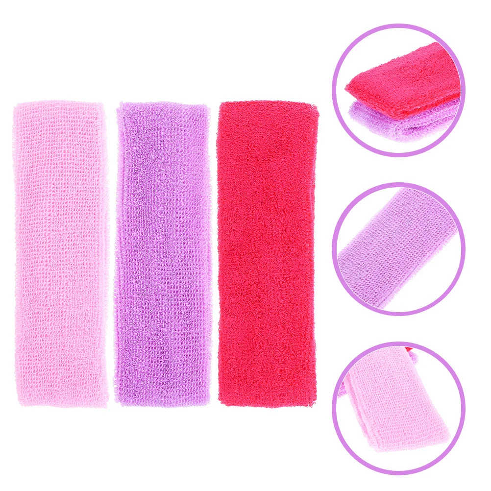 

3Pcs Sports Headband Elastic Comfortable Stretchy Sweatband Hairband for Yoga Fitness Workout Women Elastic Headband