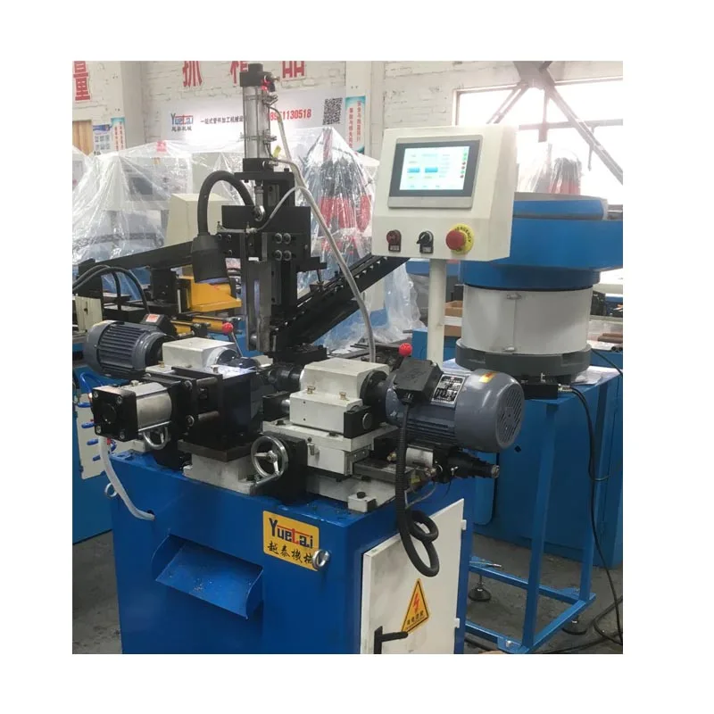 Factory Direct Sales Cnc Double Head Tube Chamfering Machine With Automatic Feeding System for Short Pipes