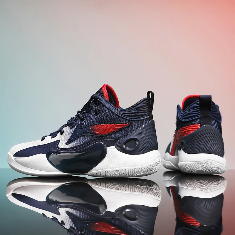دعم الارتداد أحذية كرة السلة غير القابلة للانزلاق للرجال 2025 ملابس مبطنة جديدة أحذية رياضية للتدريب القتالي الفعلي الاحترافي