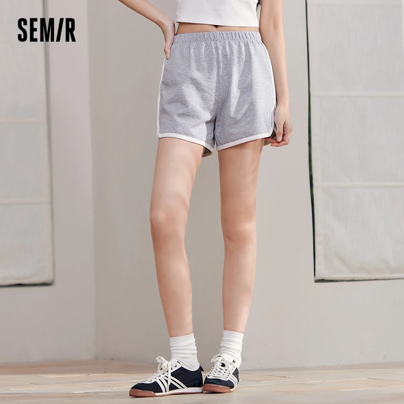 Semir Shorts Vrouwen Mode Botsende Joggingbroek Losse Slaapbroek Casual Homewear Elastische Taillebroek