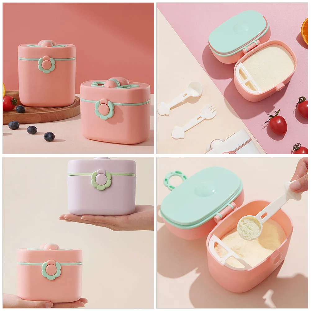 

Dispenser Portable Milk Powder Box Travel Infant Formula Food Storage Containers