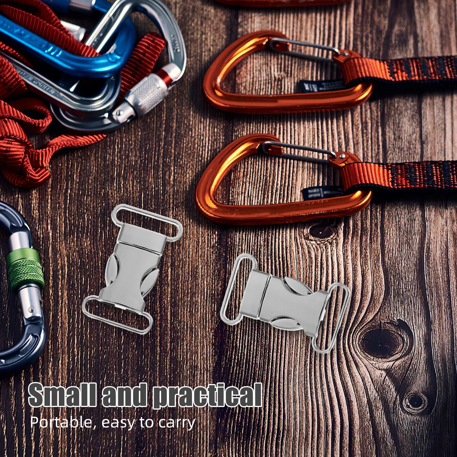 

5Pcs Metal Buckle Dog Collar Zinc Alloy Oval Quick Release Clasp for Survival Bracelet Outdoor Adventure Gear Backpack Webbing