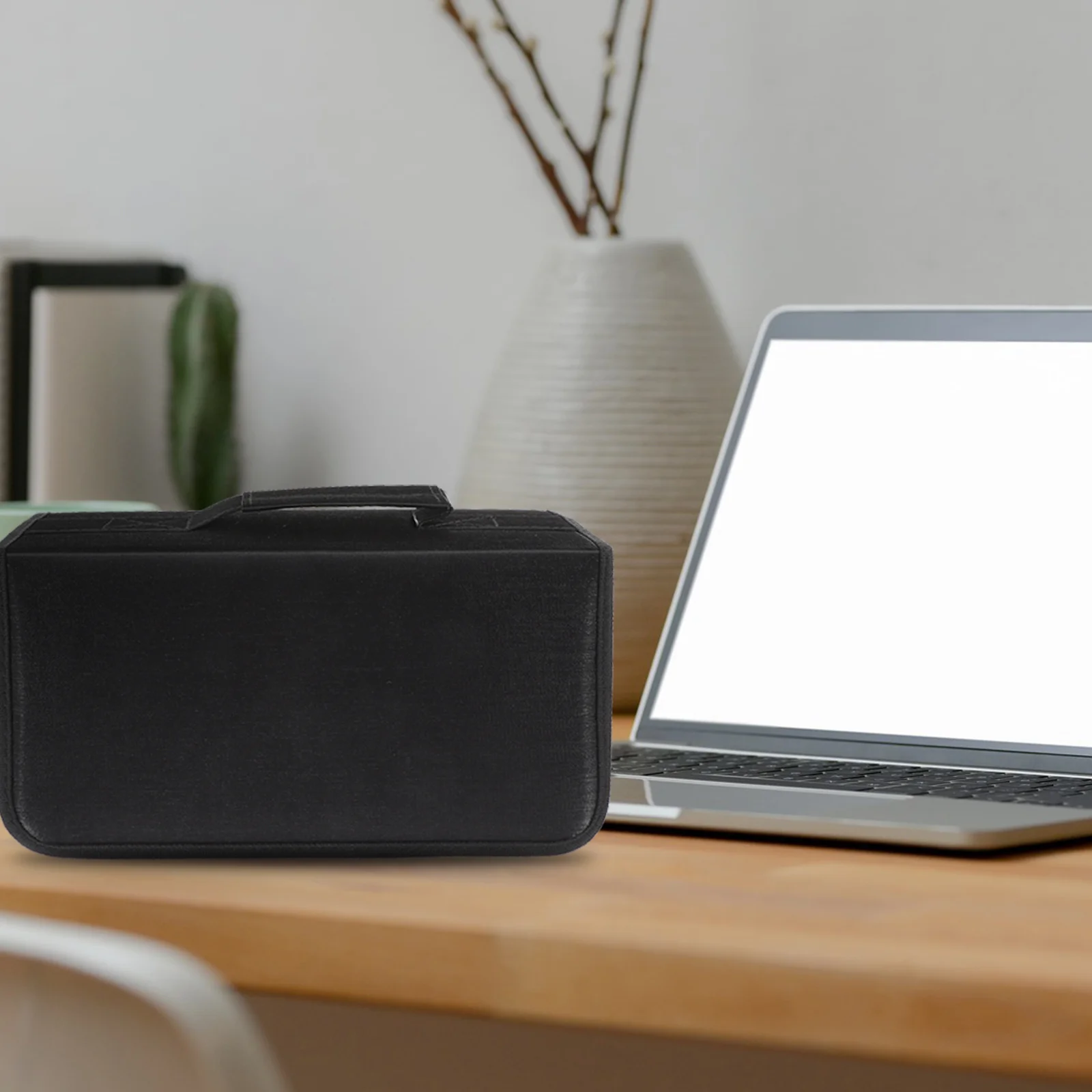 2Pcs Cd Pouch Cd Storage Bag Large Capacity Dvd Holder Organizer Portable Disc Case for Movies Games Music Compact Lightweight