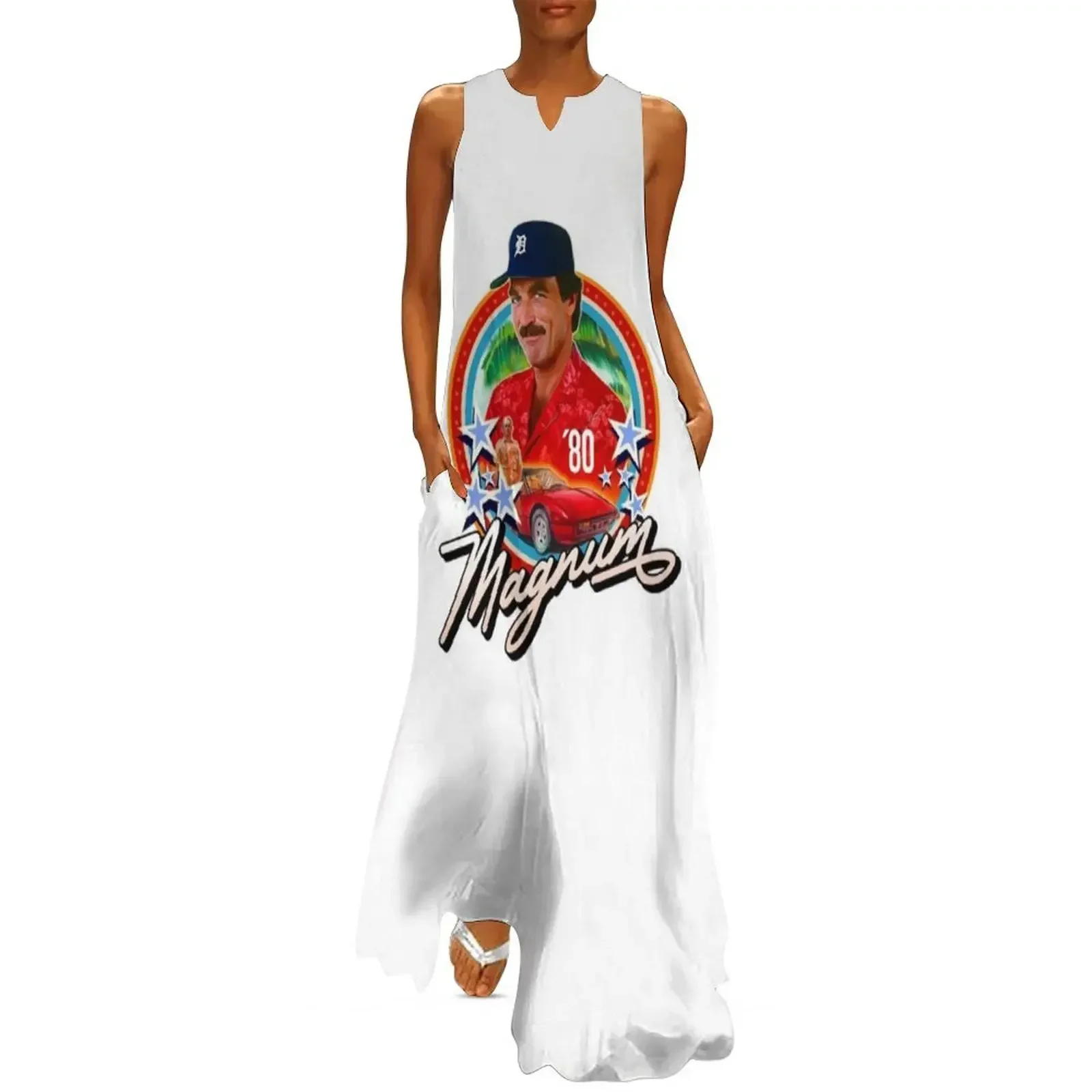 

Tom Selleck Long Dress women clothing 2025 new arrivals Woman's evening dress Beachwear Long dress