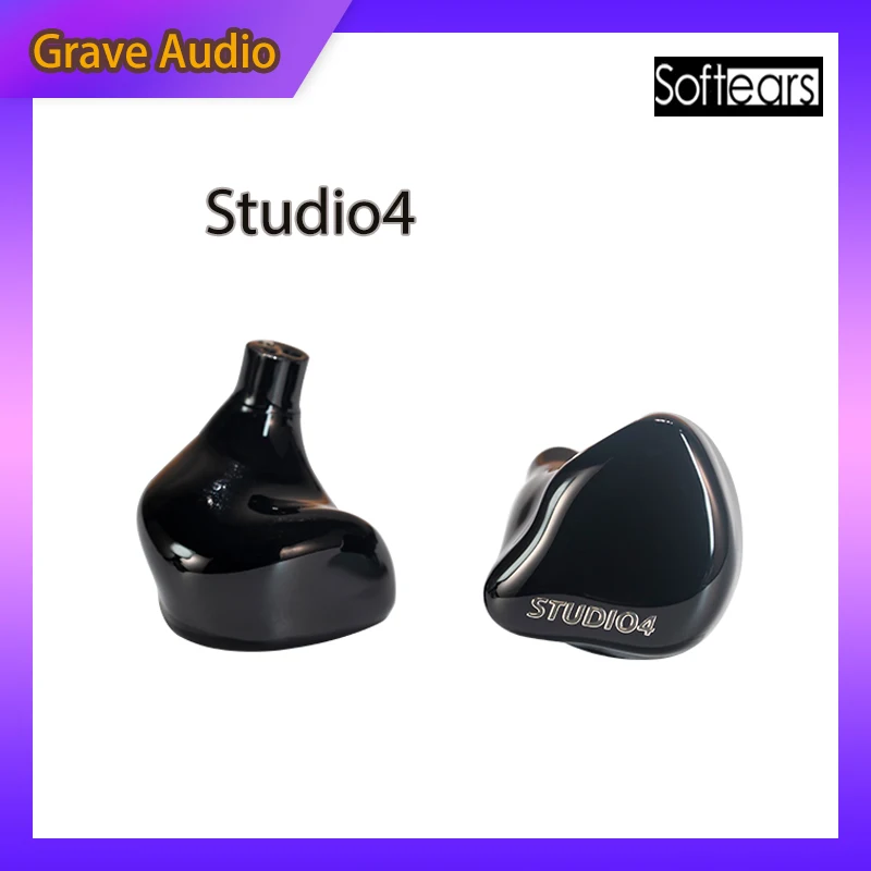 Softears Studio4 4BA HiFi Earphone Brand-new Studio Series Professional In-ear Monitor Earbuds with 0.78mm 2Pin Cable