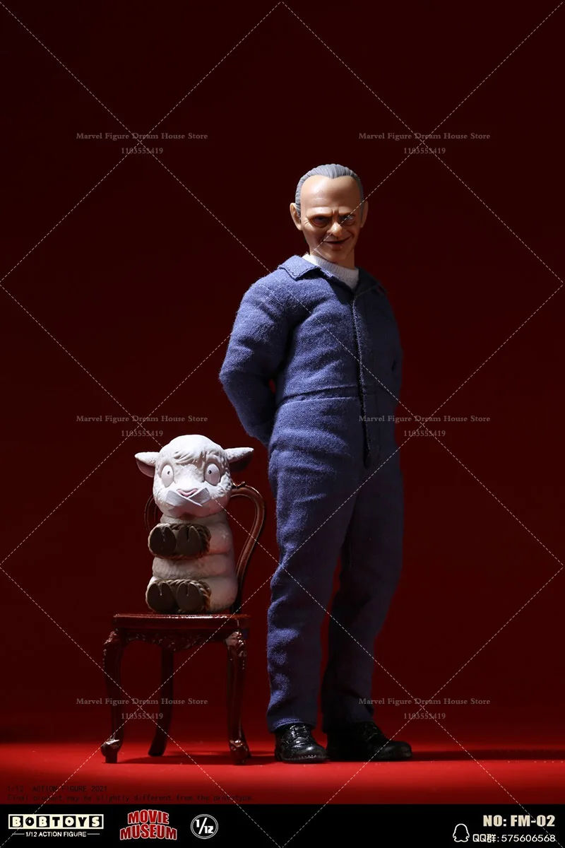 

BOBTOYS FM-02 1/12 Scale Hannibal Greedy Doctor Serial killer The Second Film Museum 6-inch Full Set Men Action Figure Soldier