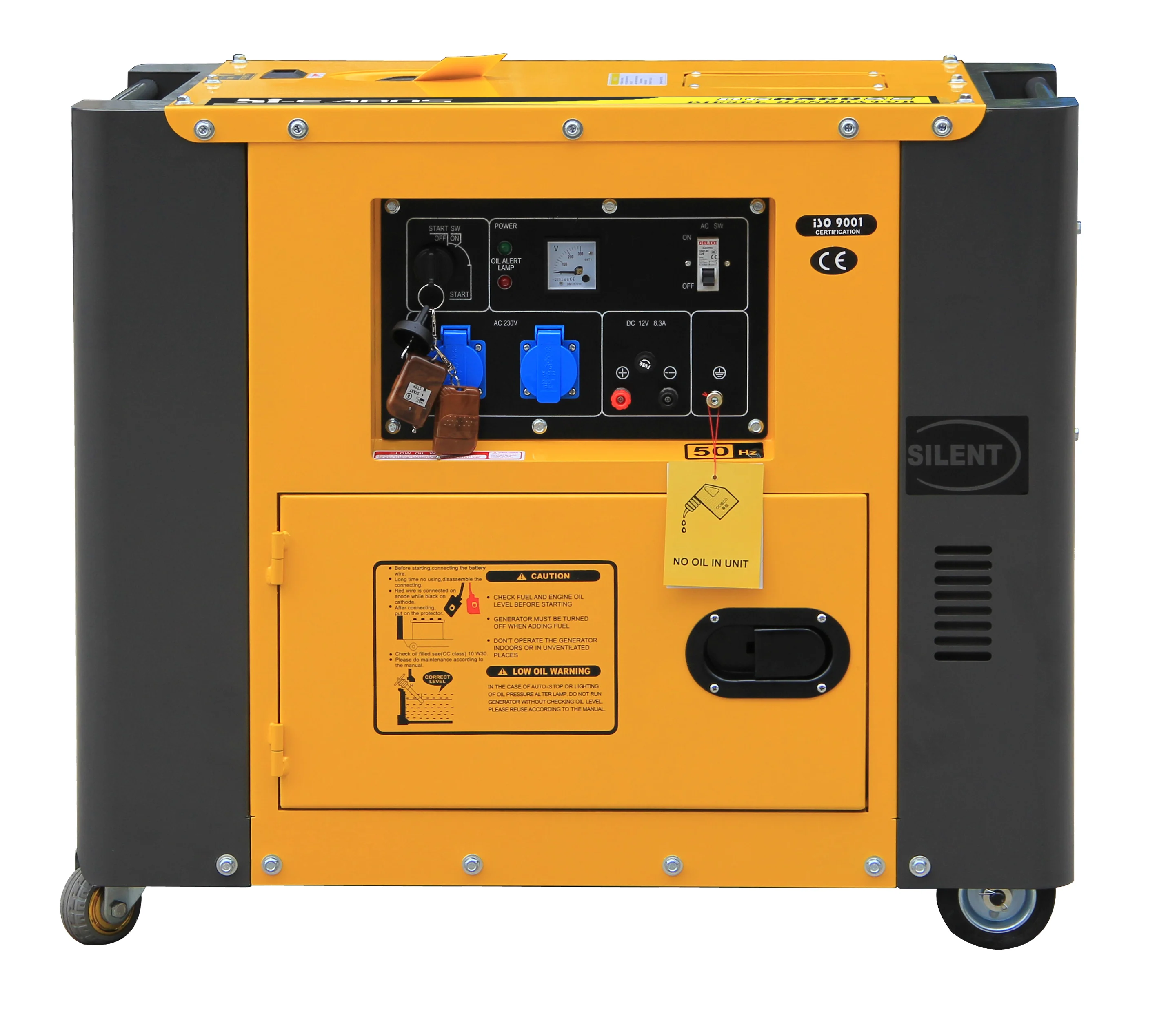 

6.5kva silent three phase die·sel generator price with Remote control function