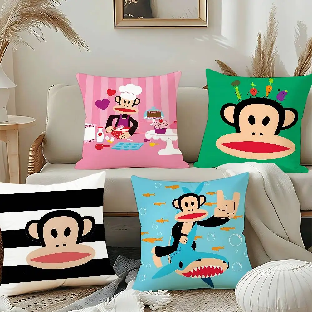 

S-Paul-FrankS Pillow Case Pillow Cover Cushion Case For Sofa Couch Polyester/Cotton Pillowcase For Fall Home Decor