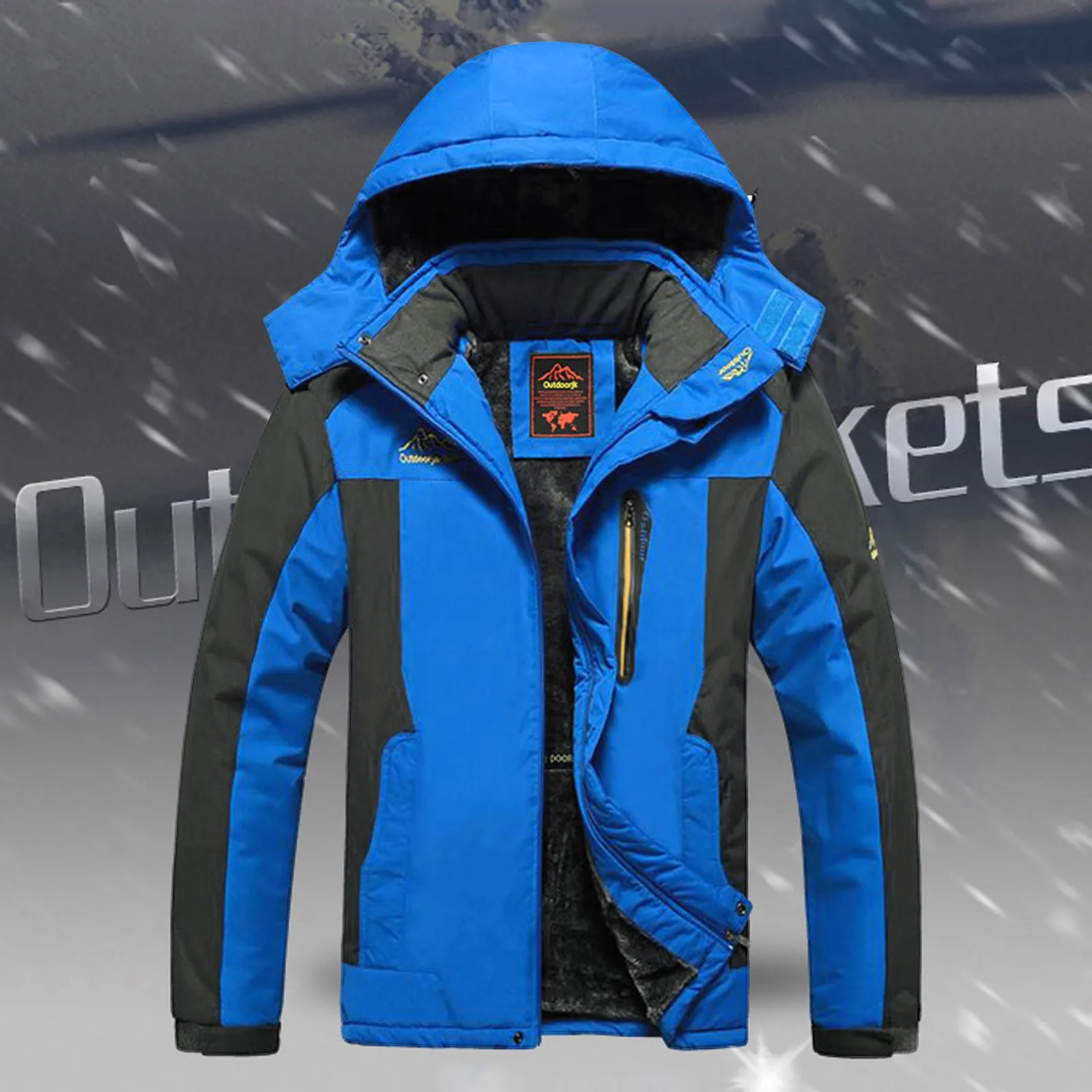 Outdoor Sport Casual Hardshell Jacket Women's Patchwork Hiking Camping Clothing Winter Windproof Parkas Cold Resistance Outwears