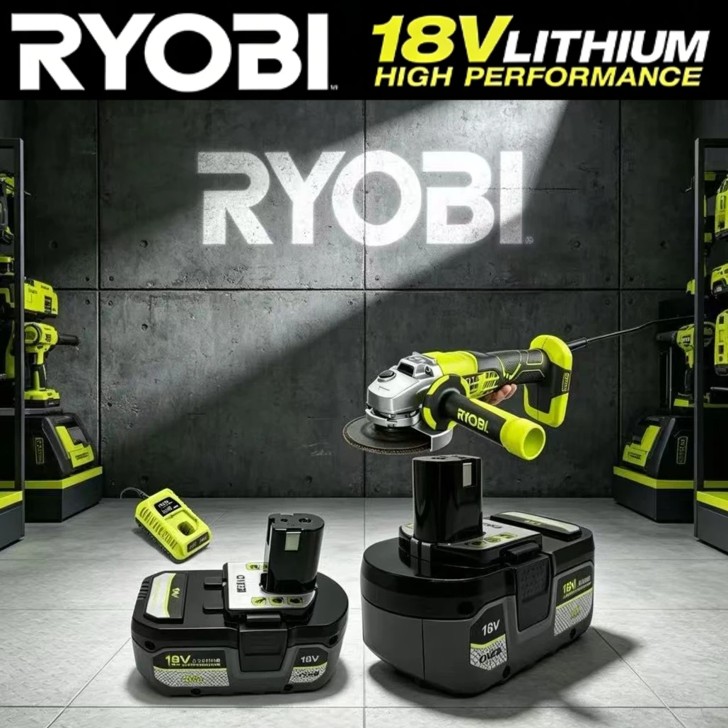 

RYOBI Original P108 18V Li-ion Power Battery, Rechargeable & High Capacity,Compatible with P104 P107 RB18L50 RB18L20 One+ Series