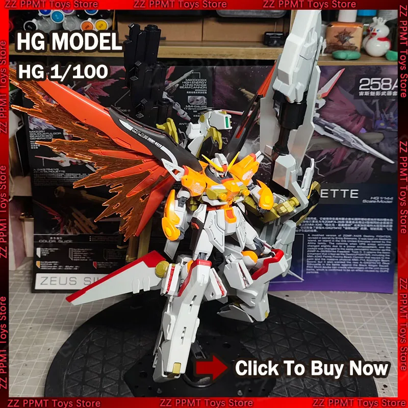 

GAOGAO HG 1/144 Zgmf-X42s Heine Destiny And A-Gxq754 V2 Zeus Silhouette Assembly Model Kits Action Figure Robot Plastic Model