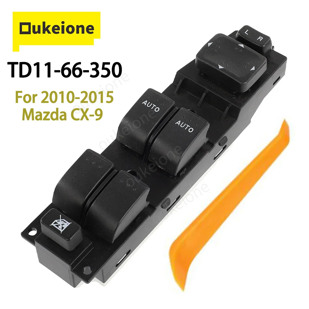

TD11-66-350 for Mazda CX-9 2010 2011 2012 2013 2014 2015 Front Driver Side Electric Master Power Window Control Switch Button