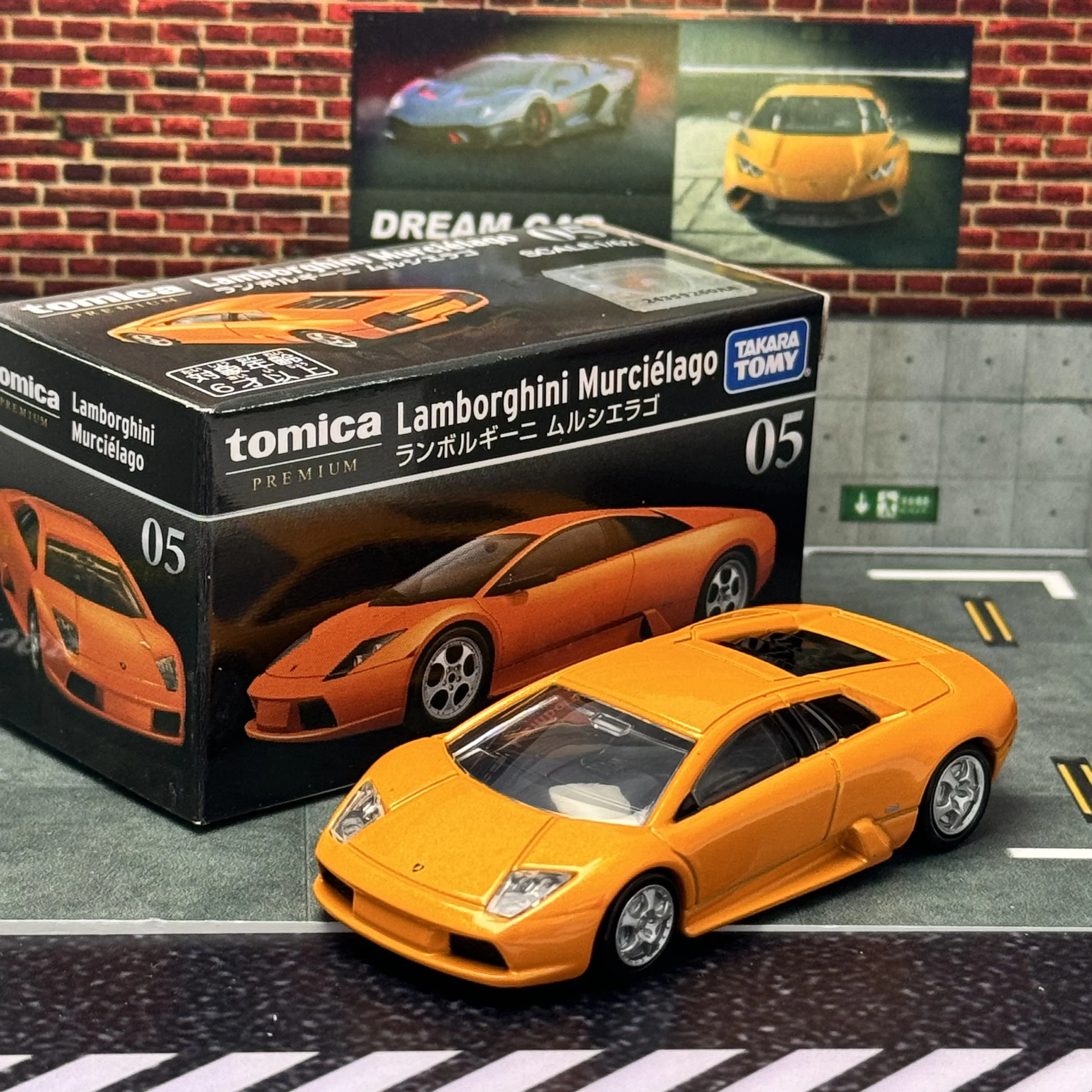 Takara Tomy Tomica Premium 05 Lamborghini Murcielago Cars Hot Pop 1:64 Auto in lega Giocattoli Veicolo Pressofuso Modello in metallo per bambini