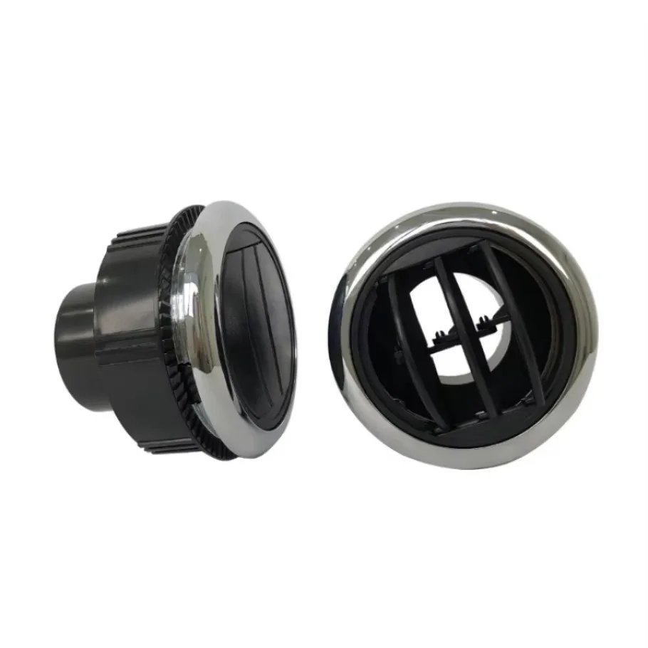 Universal Car Air Conditioner Deflector Outlet Round Air Vent Ducting Cover Outlet A/C Grille Deflector for RV Bus Truck Boat