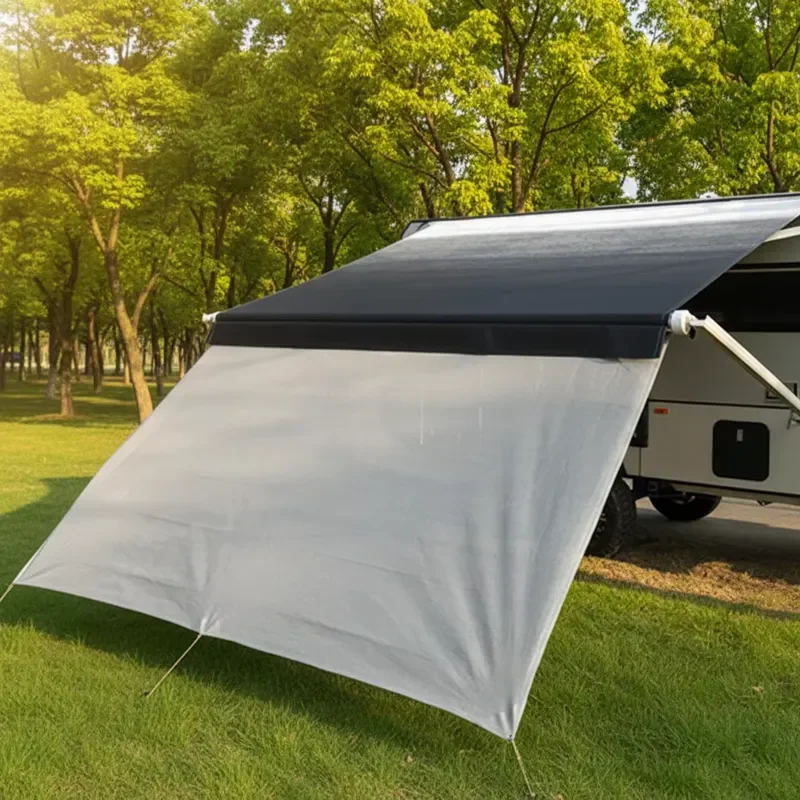 

Awnlux RV Awning Side Sun Shade Screen for Sunshade UV Blocker Privacy Complete Camper Awning Front Shade Kit