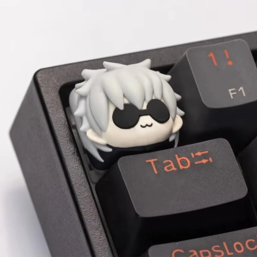 Jujutsu Kaisen Anime Gojo Satoru Resin Personalized Mechanical Keyboard Single Customized Keyboard Cap Cross Axis Keyca 2
