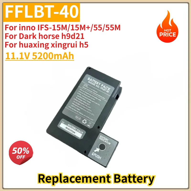 

11.1V 5200mAh High Quality Fusion Splicer Battery FFLBT-40 for Heima H9/D21 for INNO IFS-15M/55/15M+/55M Replacement Battery