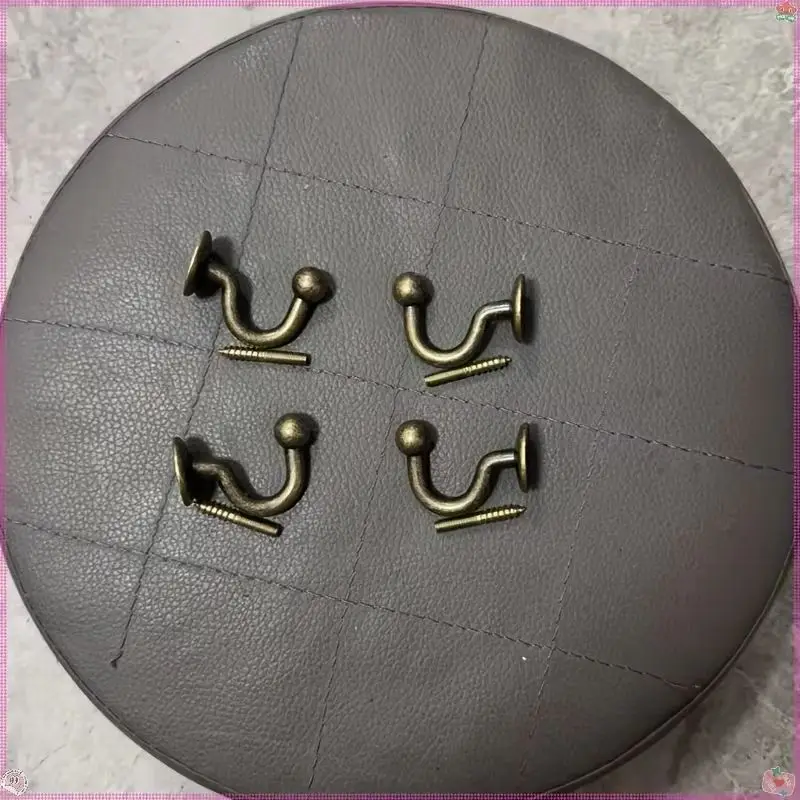 2pcs/Set European Style U-Shaped Curtain Hooks Buckle Home Hardware Wall Tieback Handle Feel Curtain Accessories