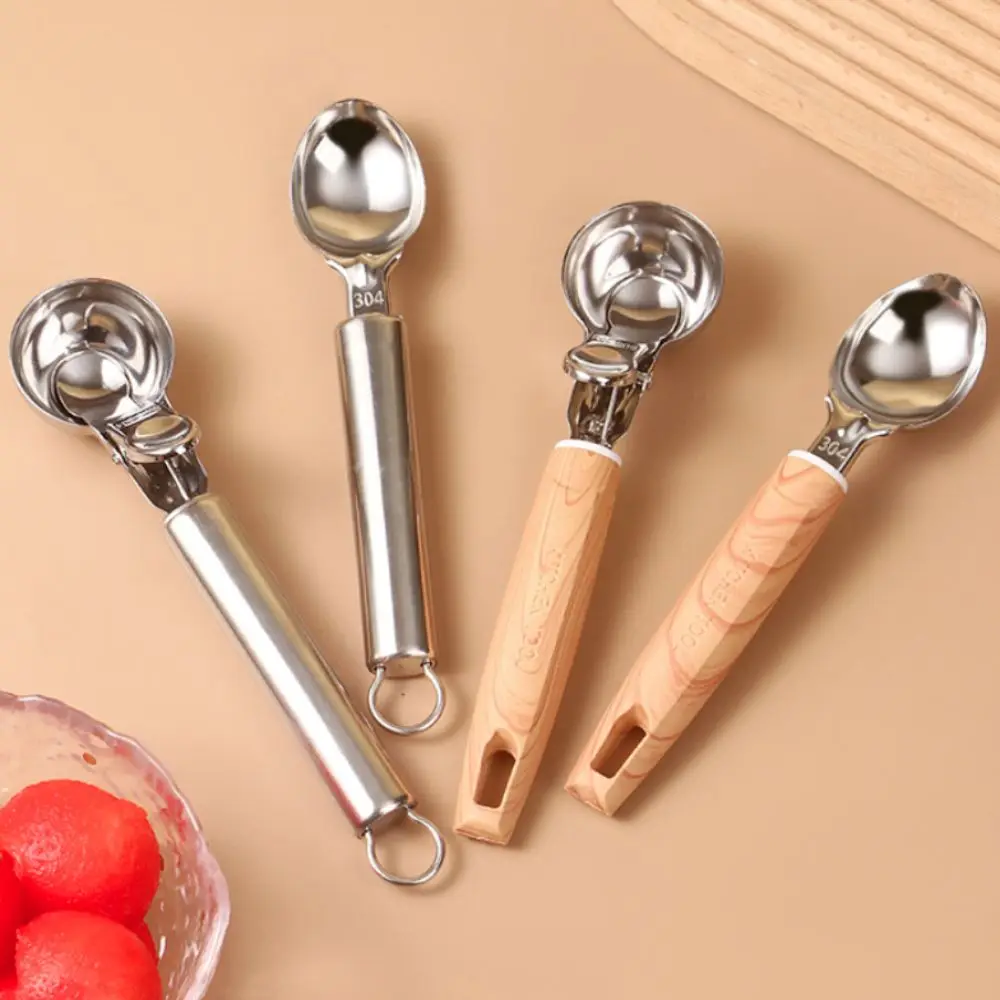 Stainless Steel Spring-loaded Ice Cream Scoop Trigger Releas