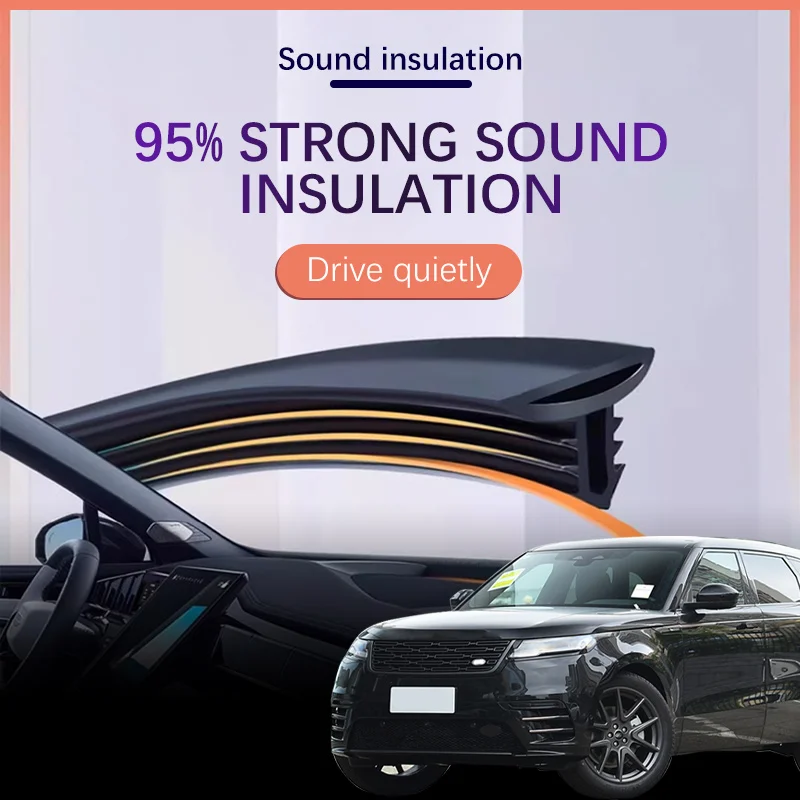 Уплотнительная лента для приборной панели автомобиля, интерьер, автошум, звукоизоляция, резиновая отделка, уплотнитель, автомобильные аксессуары для левой звезды, вены Уплотнительная лента для приборной панели автомобиля, интерьер, автошум, звукоизоляция, резиновая отделка, уплотнитель, автомобильные аксессуары для левой звезды, вены