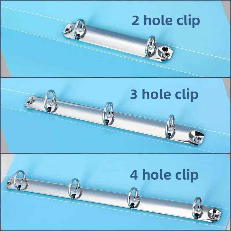 مجلد حلقة A4 من البلاستيك الشفاف للرسائل والوثائق، مجلد ورق اختبار مادة الطالب المقاوم للماء مع اثنين ثلاثة أربعة ساعات #1