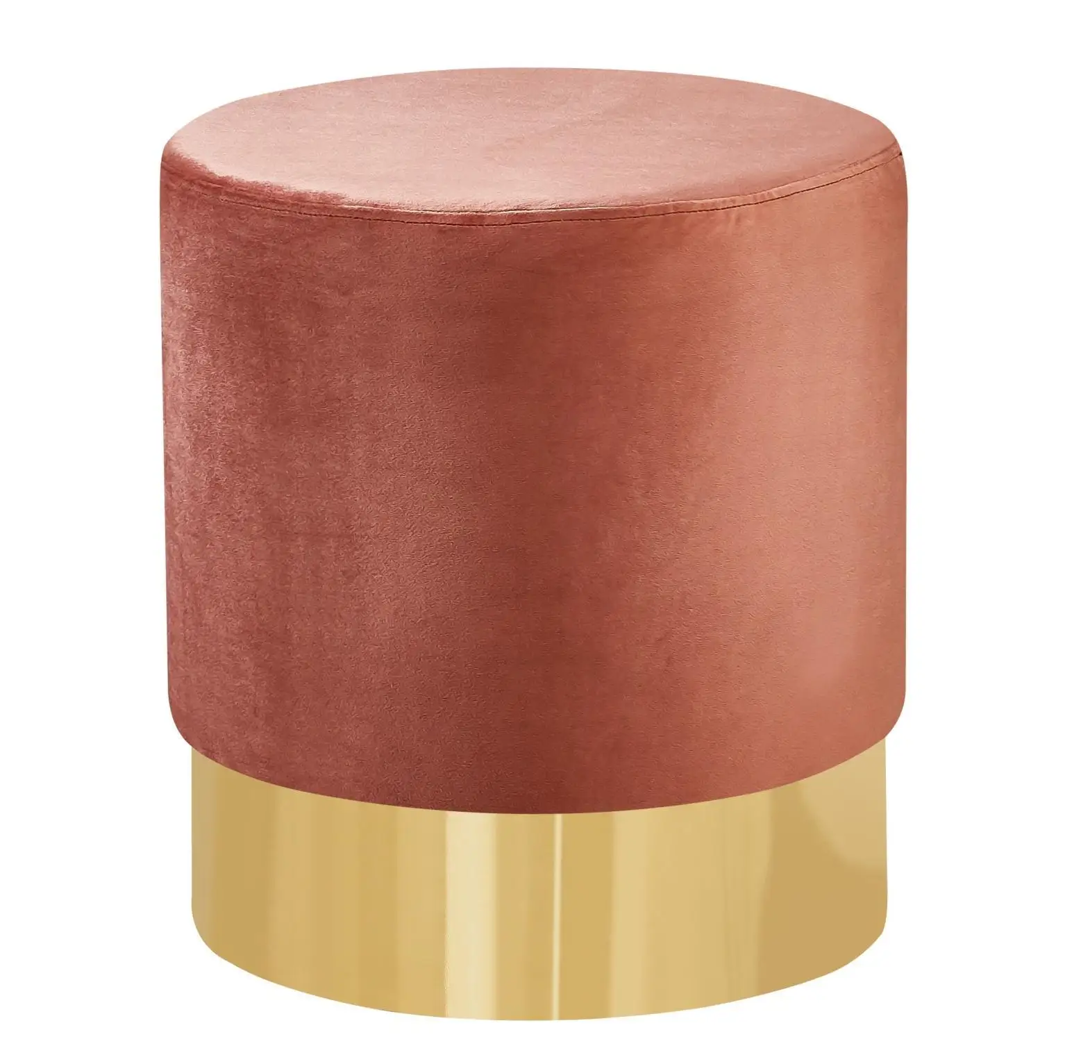 الجانب بوف البراز غرفة المعيشة الوردي المخملية جولة بوف القدم البراز الحديثة العثمانيين البراز