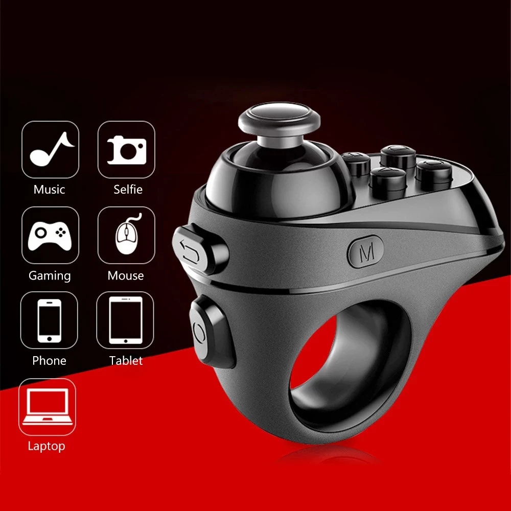 Wireless Bluetooth-compatible Finger Game Controller Handle Adapter Mouse Gaming Mice Mause Gamer Support Android iOS system