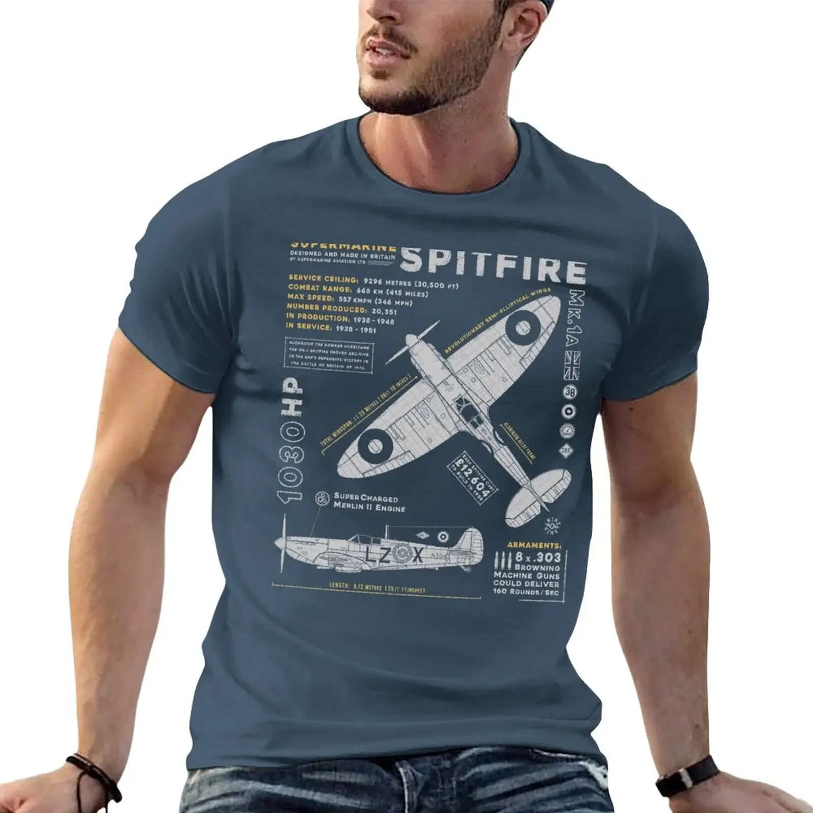 

Spitfire T-Shirt customizeds hippie clothes heavyweights black t-shirts for men