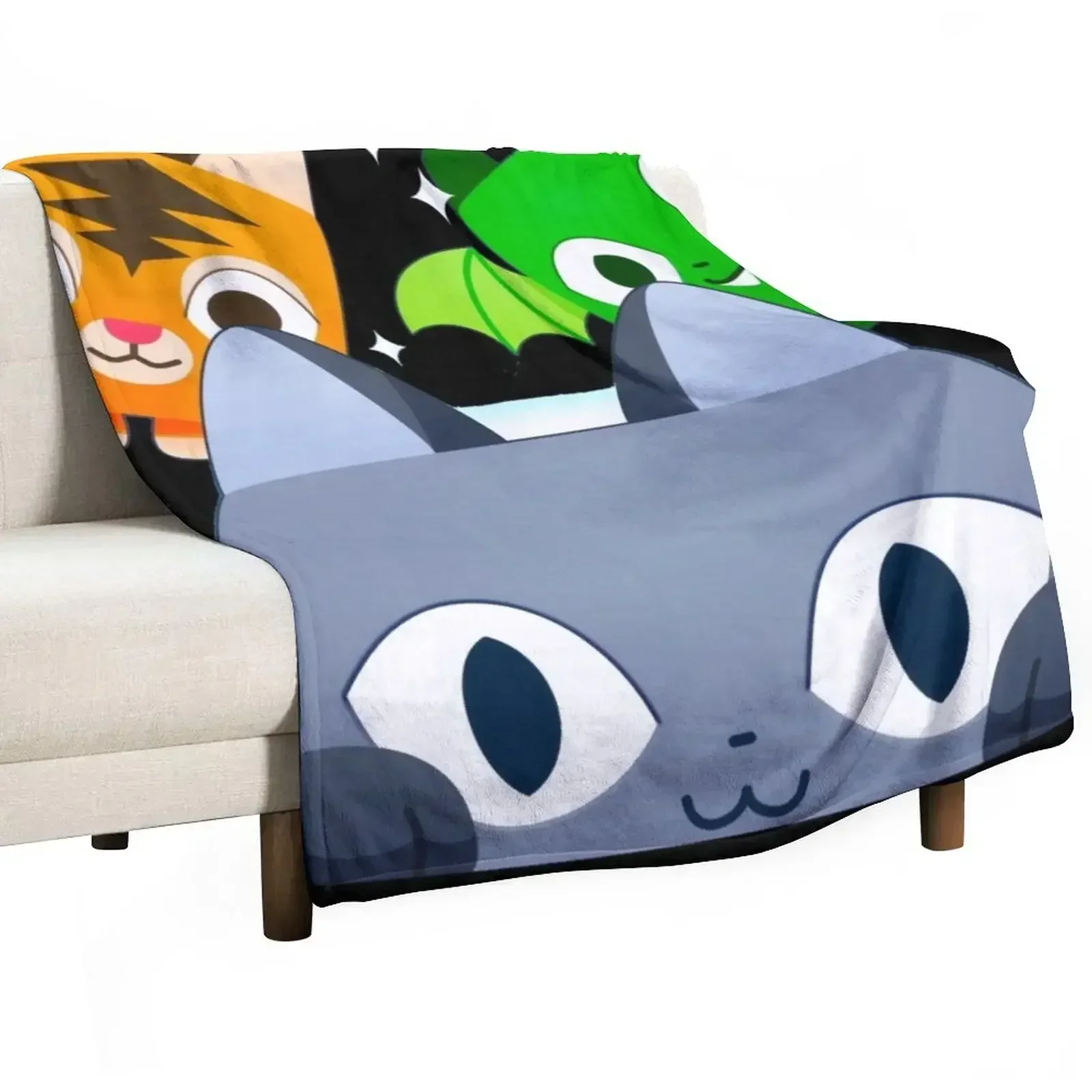 

pet simulator x Throw Blanket Blankets For Bed Bed Fashionable Luxury Blankets