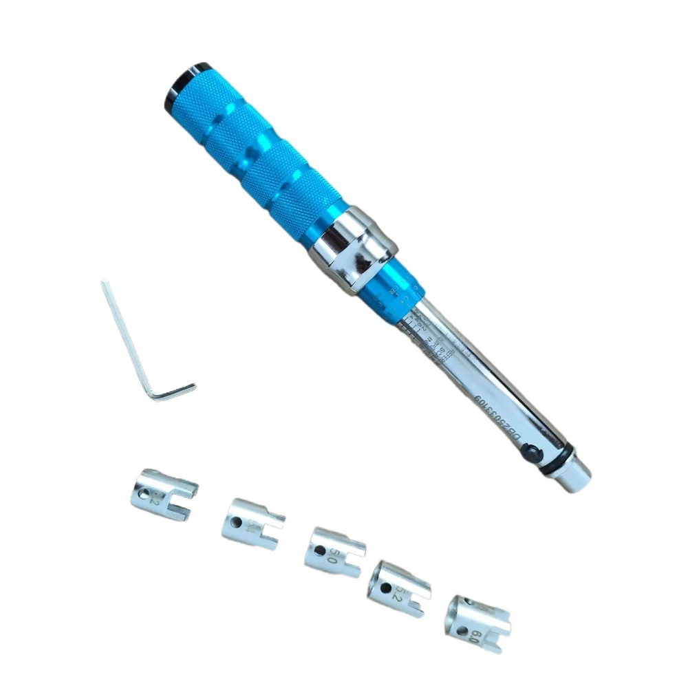 Precision Spoke Torque Wrench Set 2-10Nm - Motorcycle Wheel Truing Tool with Steel Construction