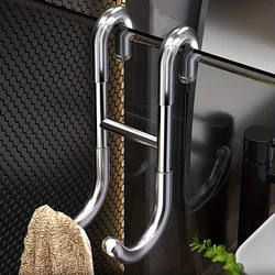 Stainless Steel Towel Hook Robe Hook Heavy-Duty Hanger For Towels Bathroom Partition Hook Multi-Purpose For Bathroom Accessory