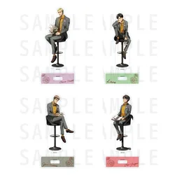 Game Levi Ackerman Jean Kirstein Erwin Smith Eren Yeager Acrylic Stand Doll Anime Figure Model Plate Cosplay Toy for Gift