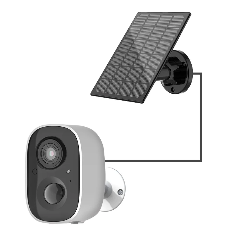 2MP 1080P O-Kam Solar Power Low Comsunption WIFI IP Camera Wire-Free Full Color AI Humanoid Detection Home Security Baby Monitor