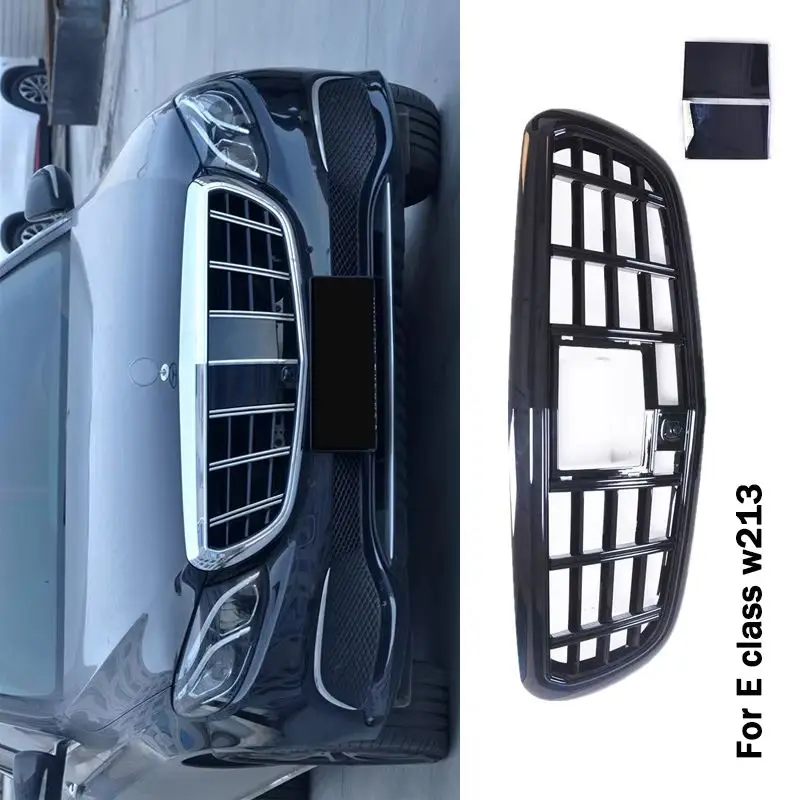 

Front Bumper Radiator Grille Grill Parts Accessory For Mercedes Benz E Class Klass W213 E200 E400 2016-2019 Year
