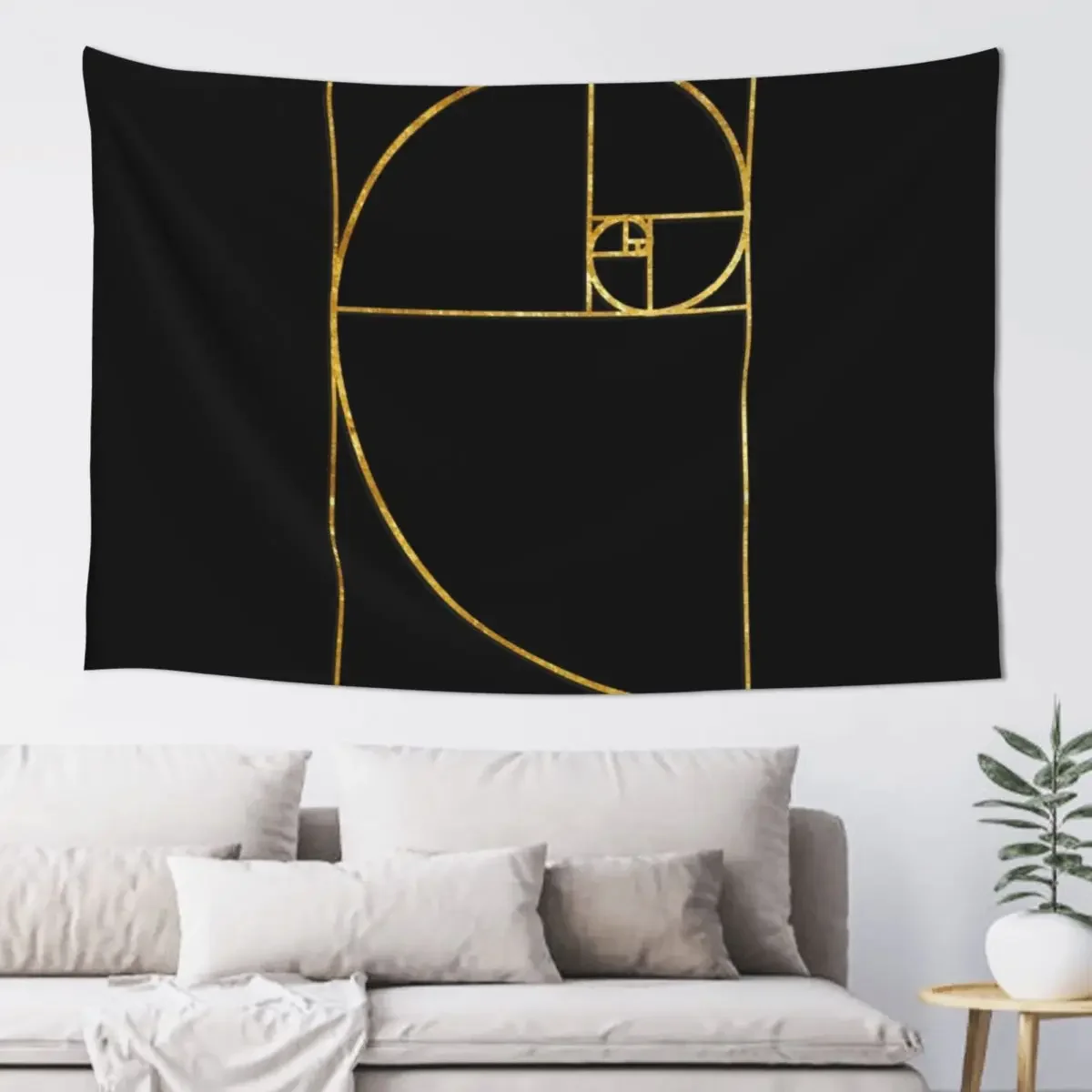 

Golden Ratio Sacred Fibonacci Spiral Tapestry Tapete For The Wall Carpet On The Wall Decoration Room Korean Room Decor Tapestry